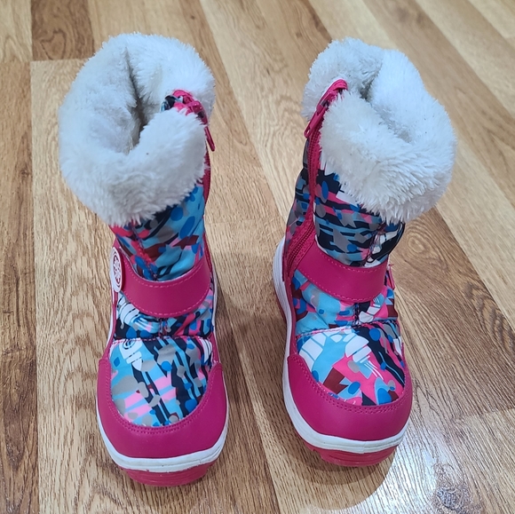 Size 8 Toddler Girls Nova Mountain Winter Snow Boots - Picture 2 of 12